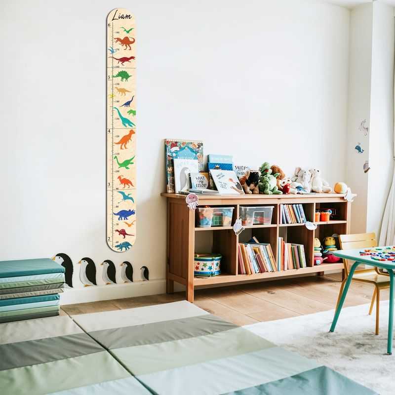 Growth Chart Wall Doubles As Decoration