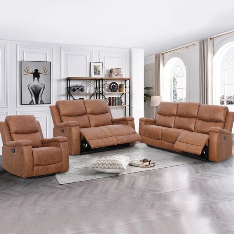Overstuffed Leather Recliners