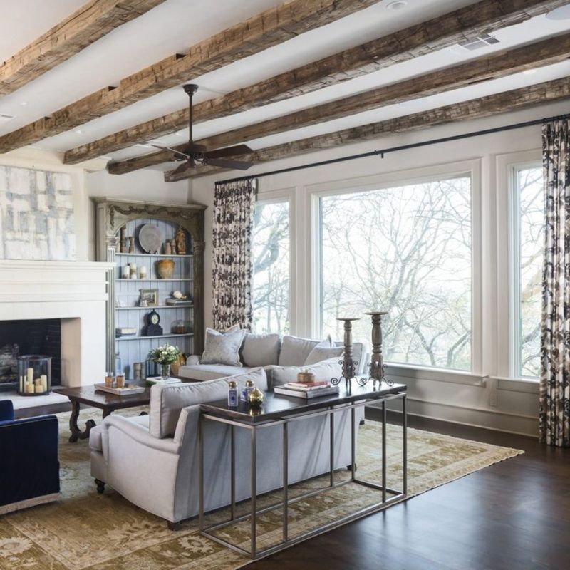 Reclaimed Wood Ceiling Beams