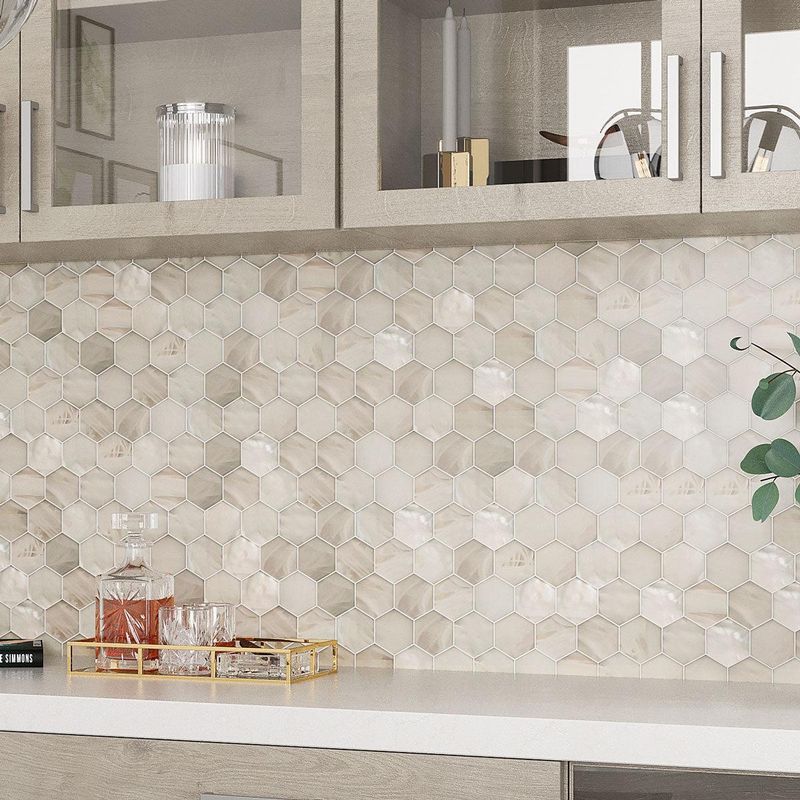 Hexagonal Mosaic Tiles