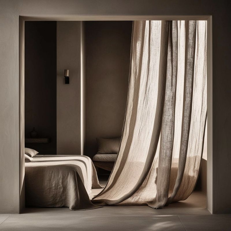 Linen Curtains With Wrinkles