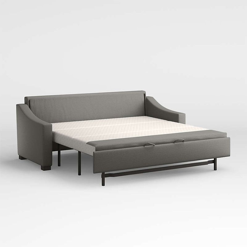 Crate & Barrel Fuller King Slope Arm Sleeper Sofa