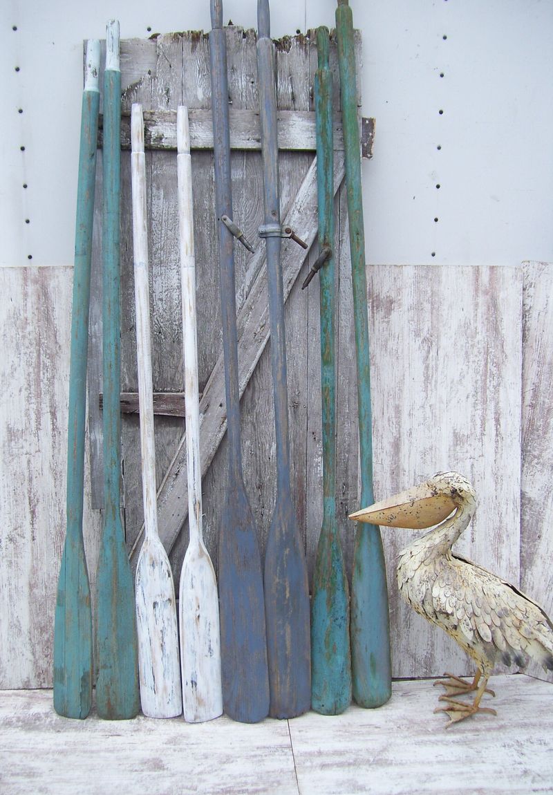 Vintage Oars and Paddles