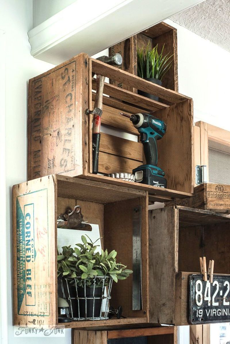 Antique Wooden Crates