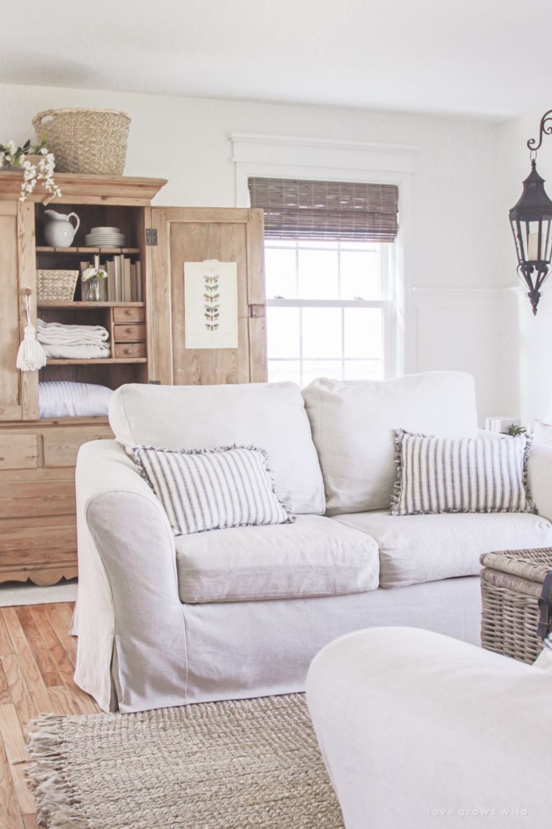 Cozy Slipcovered Sofas