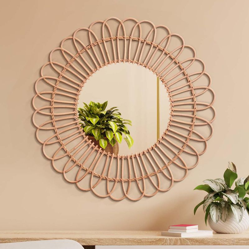 Rattan Wall Mirror