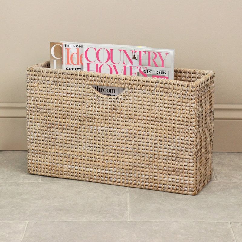 Rattan Magazine Rack