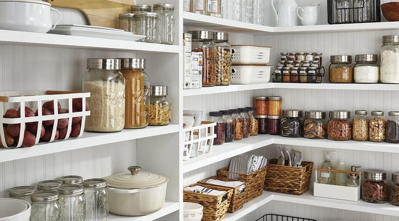 Pantry With Preserved Harvest Bounty