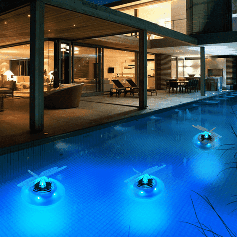Floating Candle Pool Lights