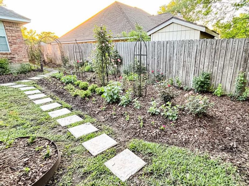 Faded Plastic Garden Stepping Stones That Crack Easily