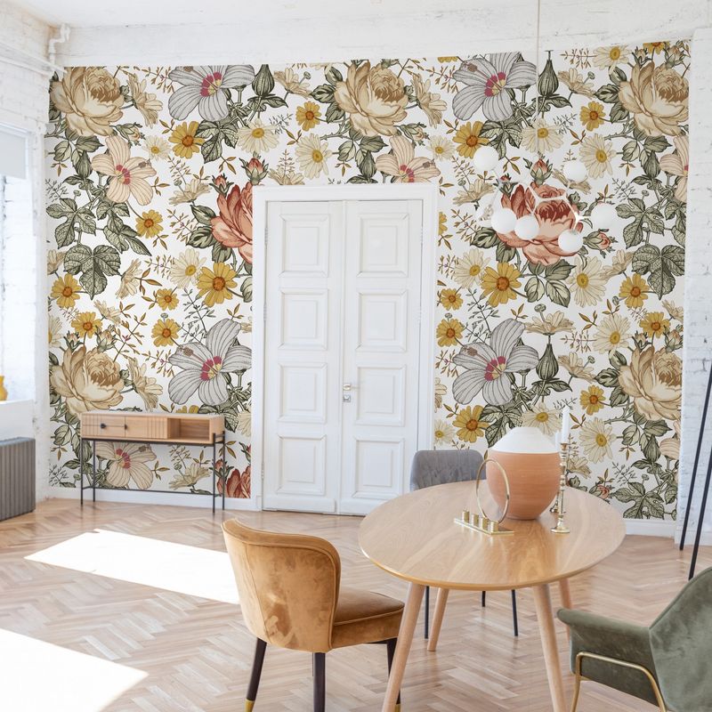 Vintage Floral Wallpaper