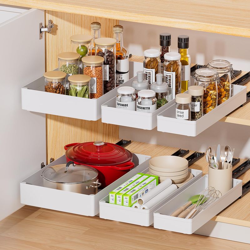 Drawers and Cabinets Open Easily
