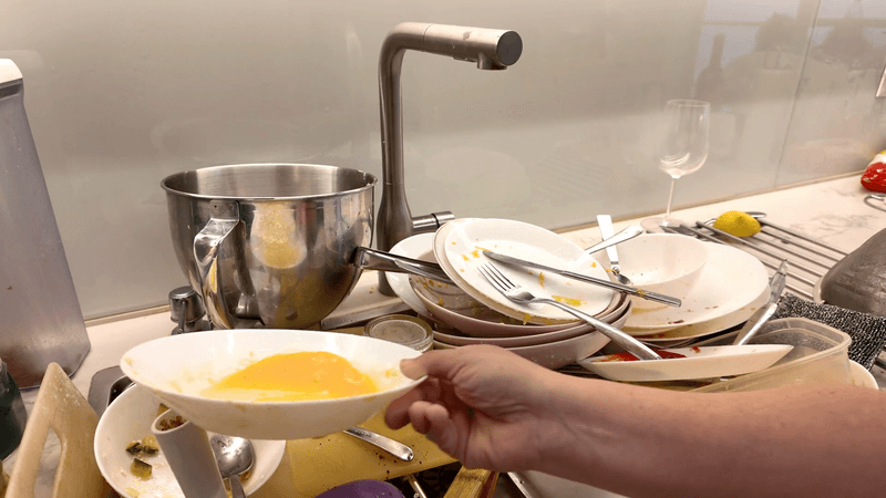 Leaving Dishes in the Sink