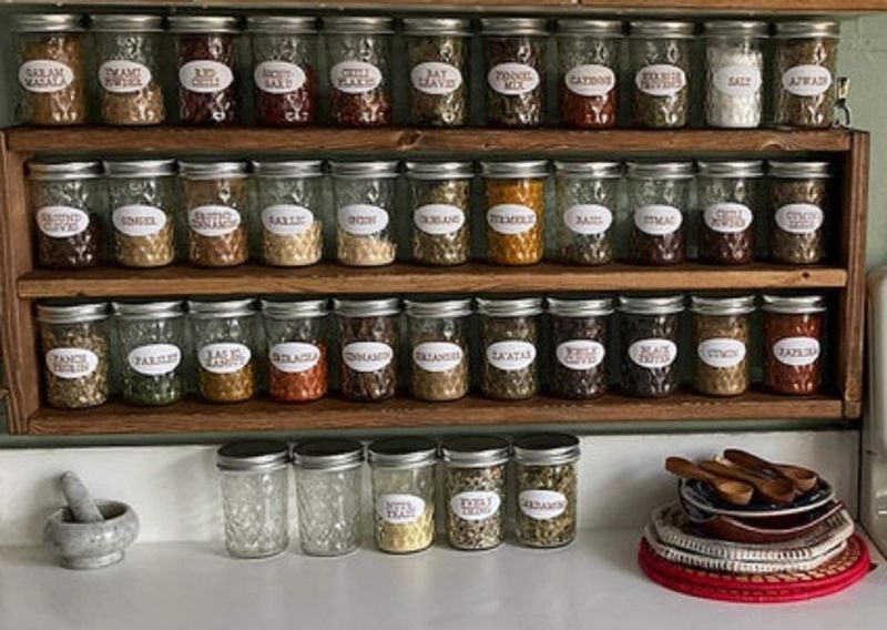 Matching Glass Jars for Everything