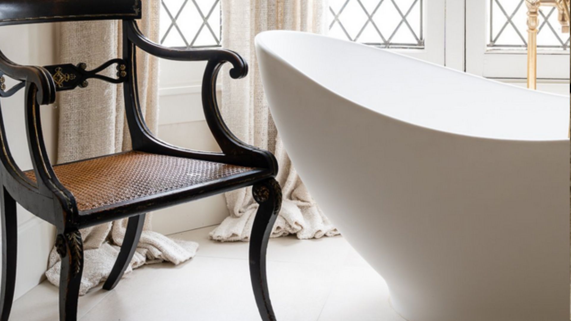 wooden bathroom chair