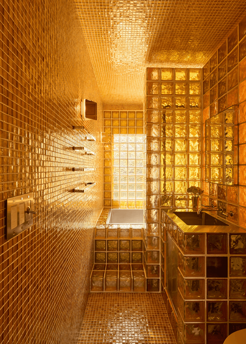 Floor-to-Ceiling Glass Block Walls