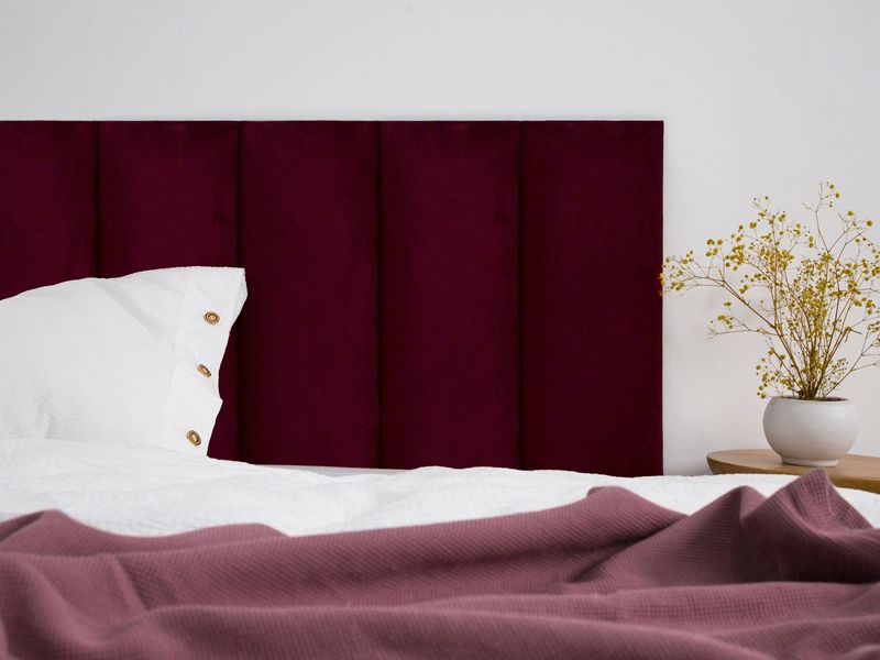 Velvet Burgundy Headboards