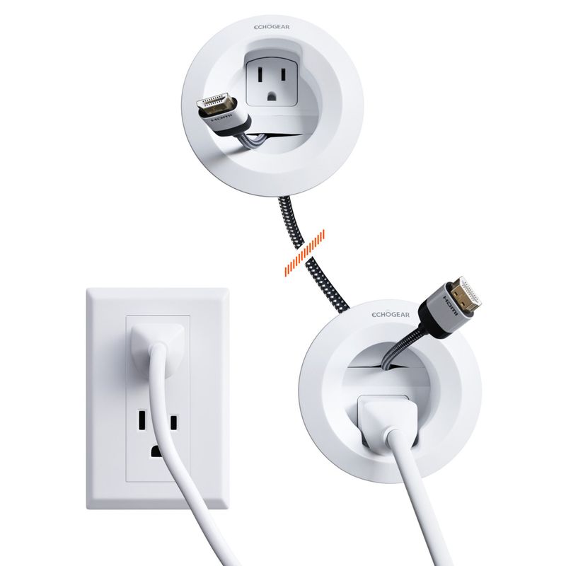 In-wall cable management kit