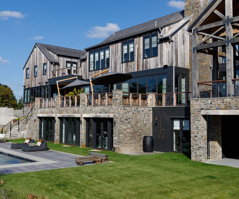 Stone Exterior Sourced from the Site