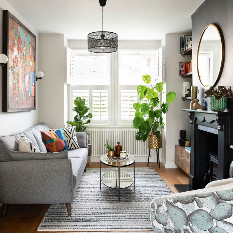 Too-Small Rugs Floating Like Islands