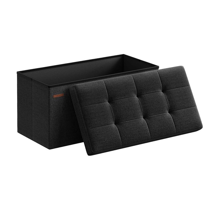 SONGMICS Folding Storage Ottoman