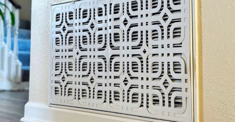 15 Ways To Hide The Eyesore Of An Air Vent With A Design Trick That Adds Style And Storage