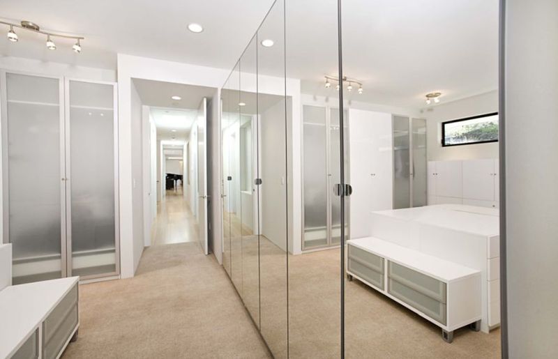 Add Floor-to-Ceiling Mirrored Panels