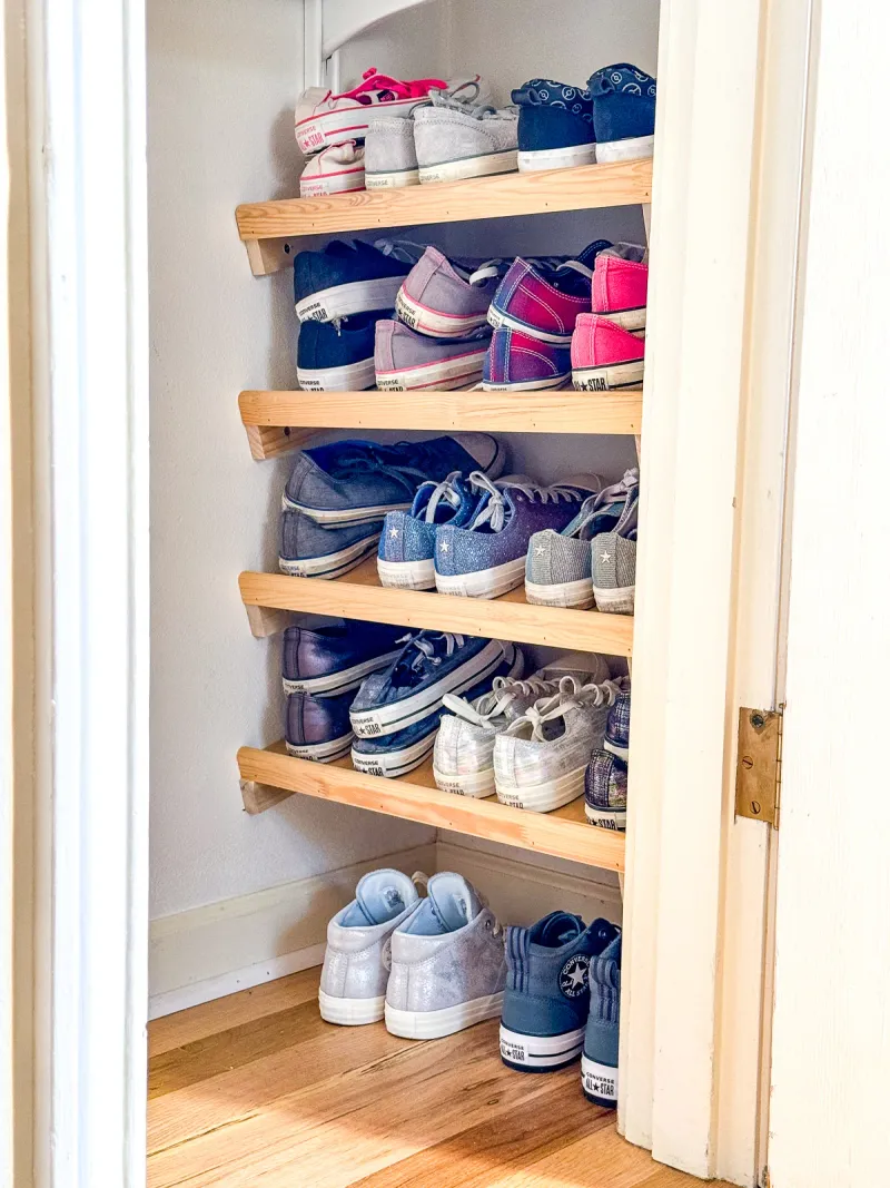 Floating Shoe Shelves