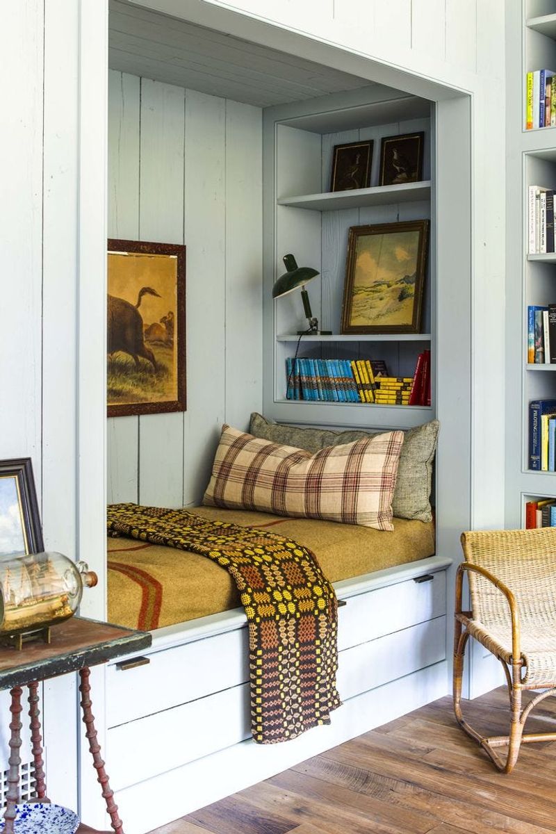 Turn an Awkward Nook Into a Reading Corner