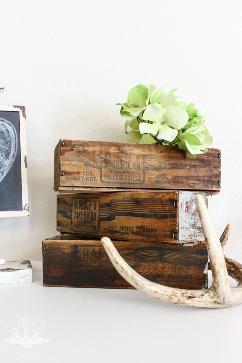 Repurposed Wooden Crates