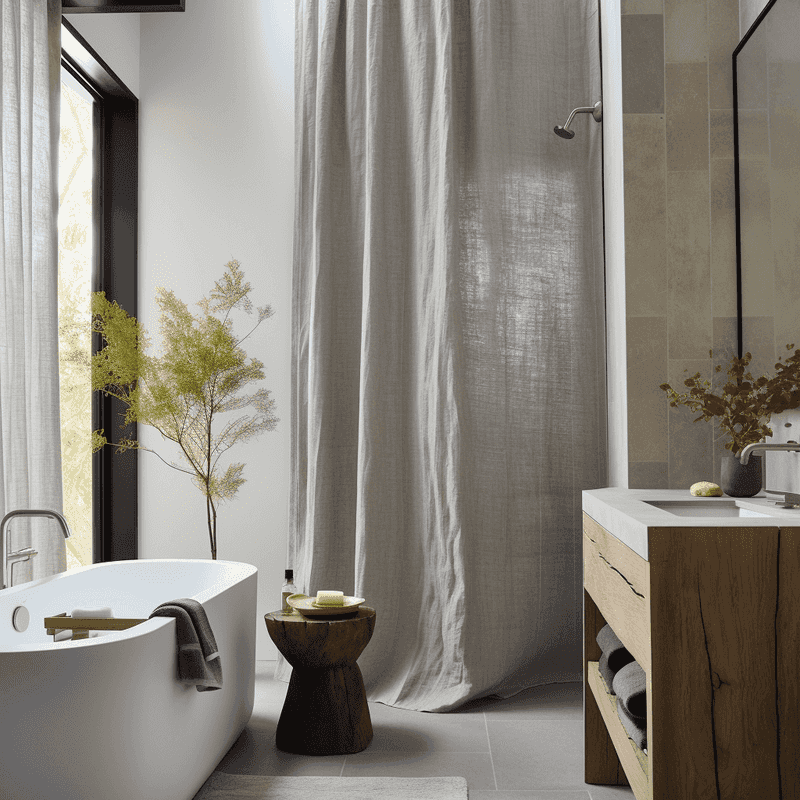 Go Floor-to-Ceiling with Extra-Long Curtains
