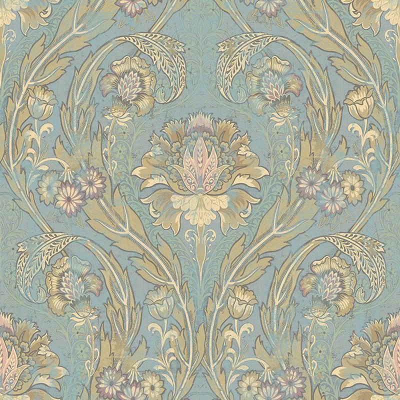 Faded Floral Wallpaper