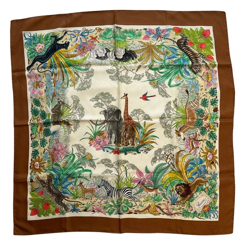 Vintage Gucci Silk Scarf – $70
