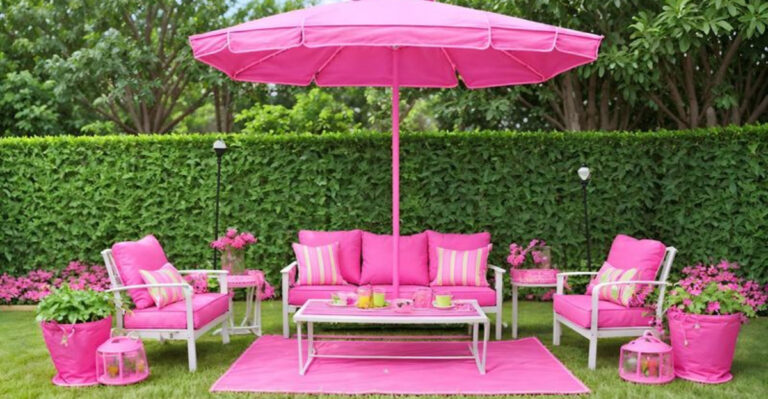 18 Small Patios That Prove Vivid Colors Works Outdoors Too