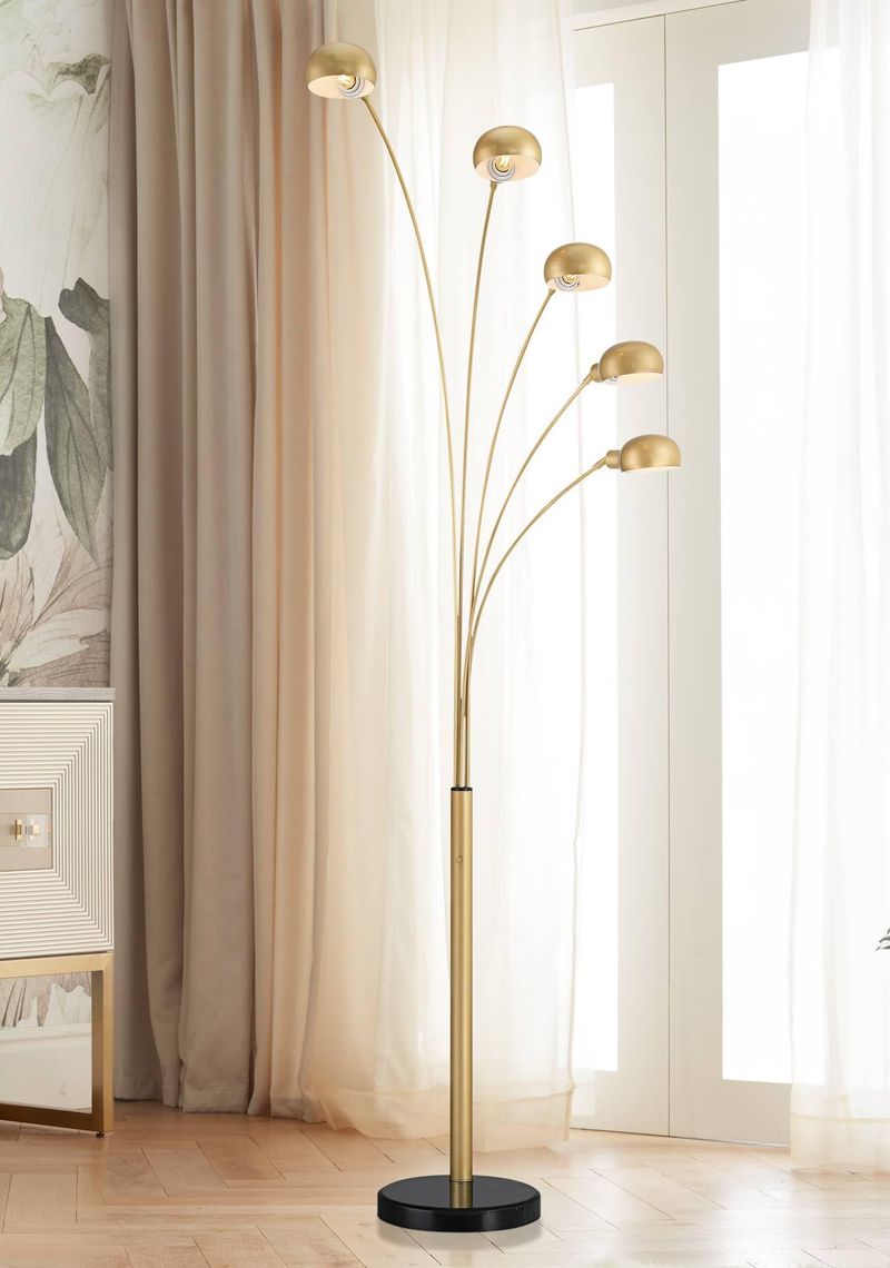 Brass Statement Floor Lamps