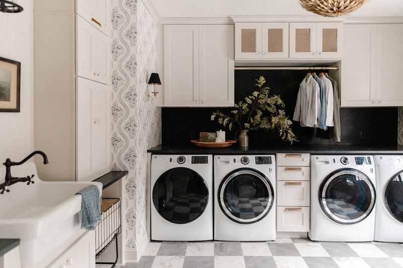 Laundry Room Near Bedrooms