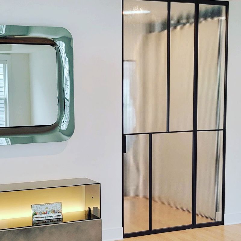 Try Fluted Glass for a Glam Touch