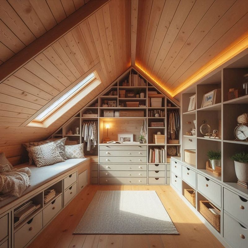 Build Custom Storage in Low-Ceiling Areas
