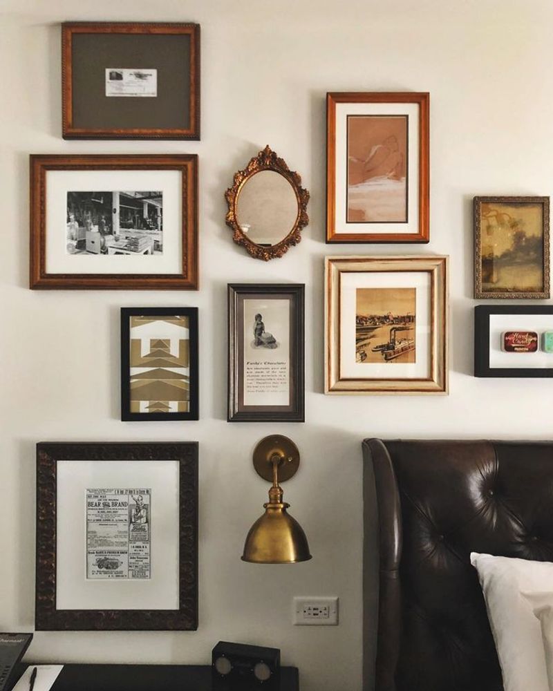 Display Family Photos in Vintage Frames