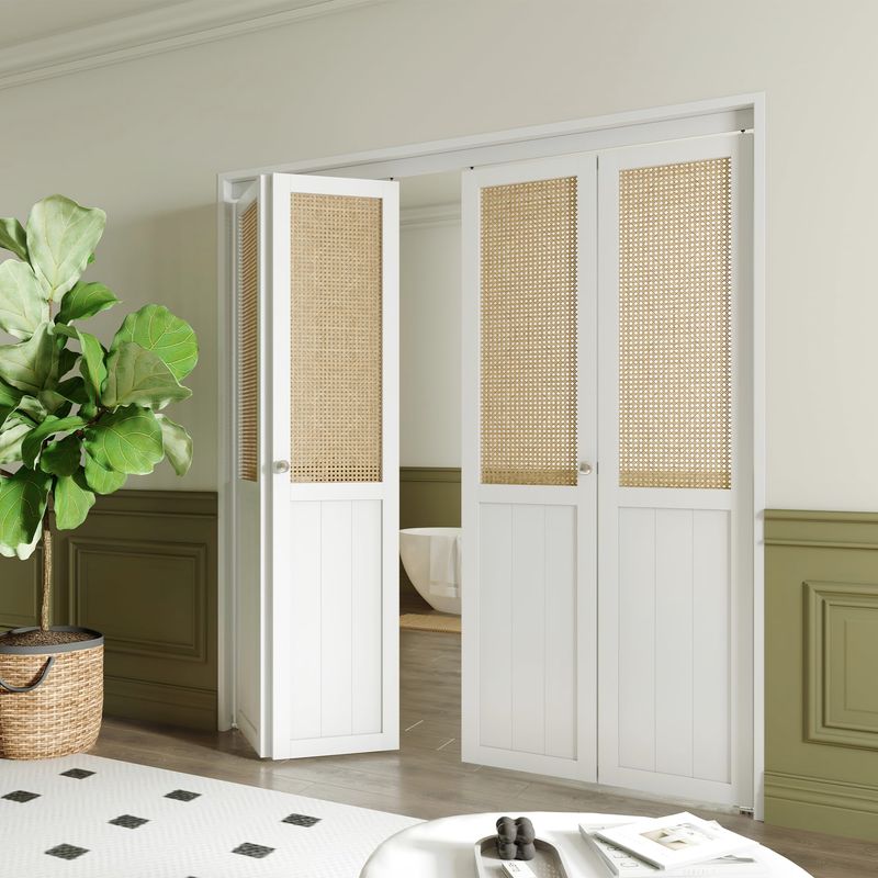 Incorporate Rattan or Cane Inlays