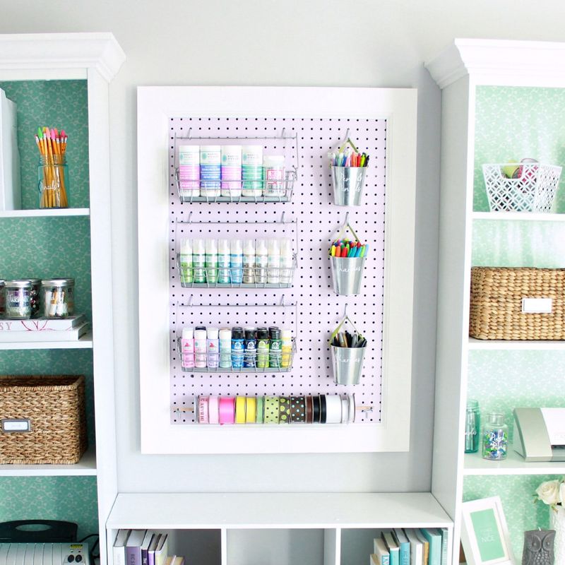 Hang Pegboards for Supplies