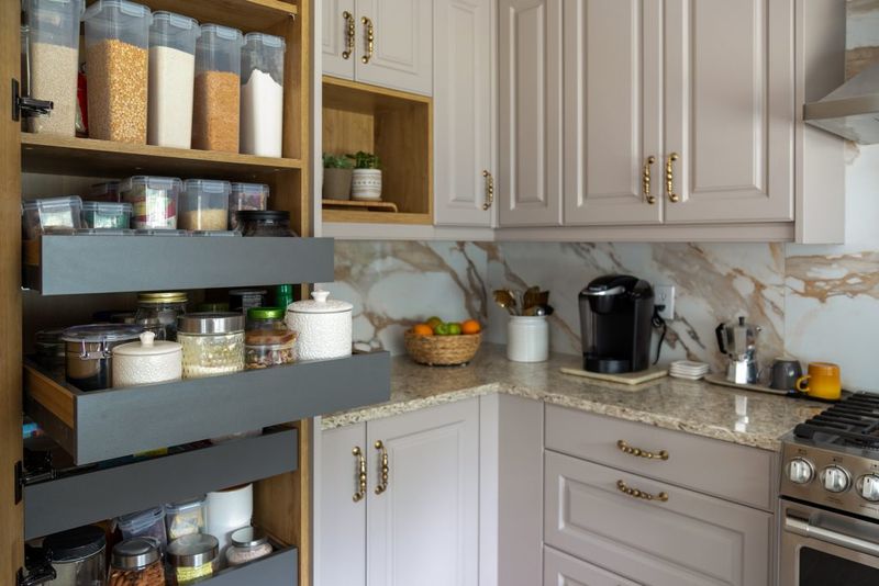 Keep clutter hidden with smart storage