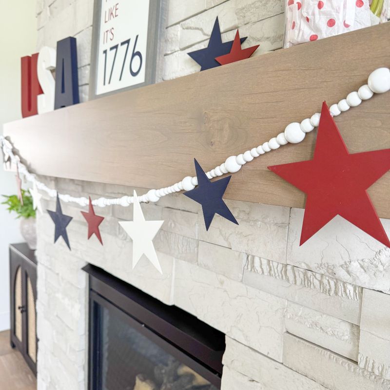 Star-Shaped Paper Garlands