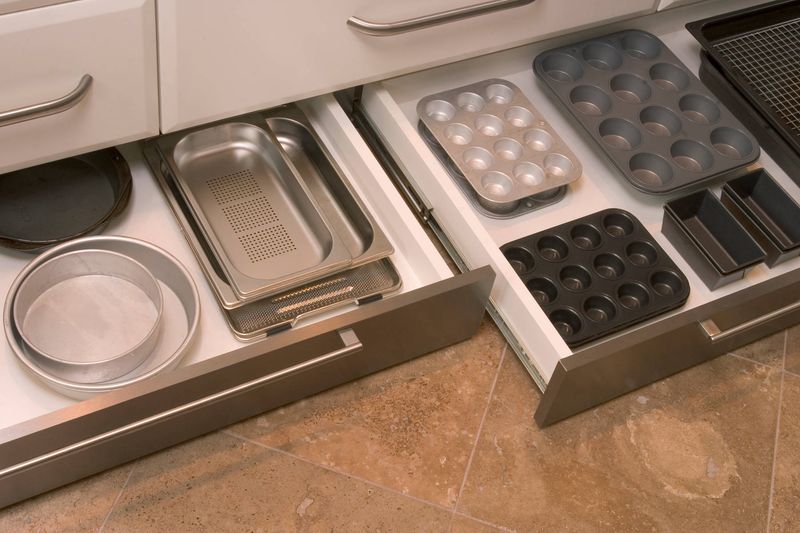Toe-kick drawers for extra hidden storage
