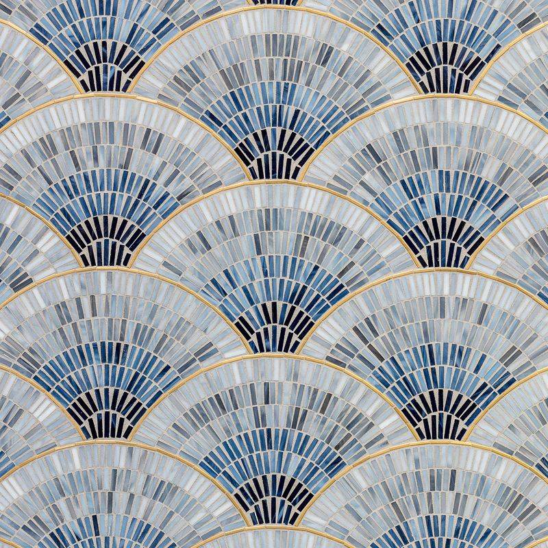 Art Deco Fan Tiles