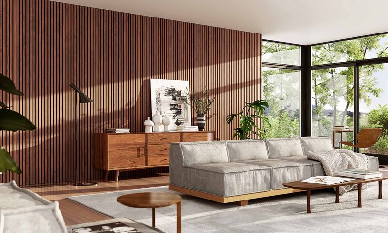 Install Slat Wood Panels Vertically