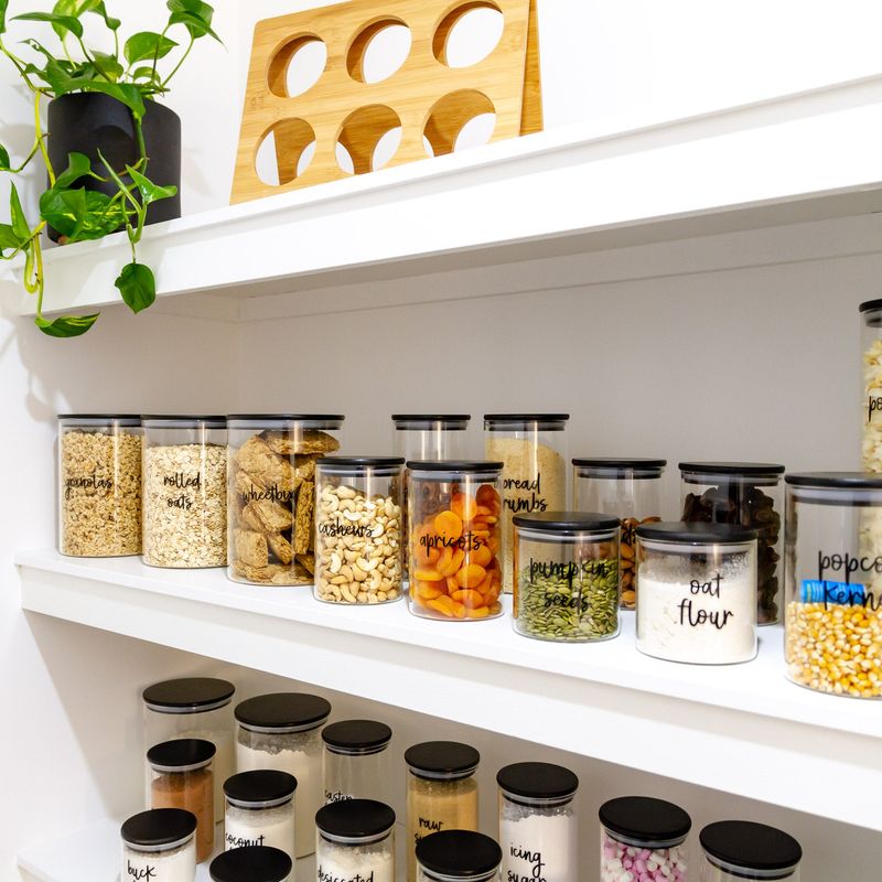 Clear storage containers