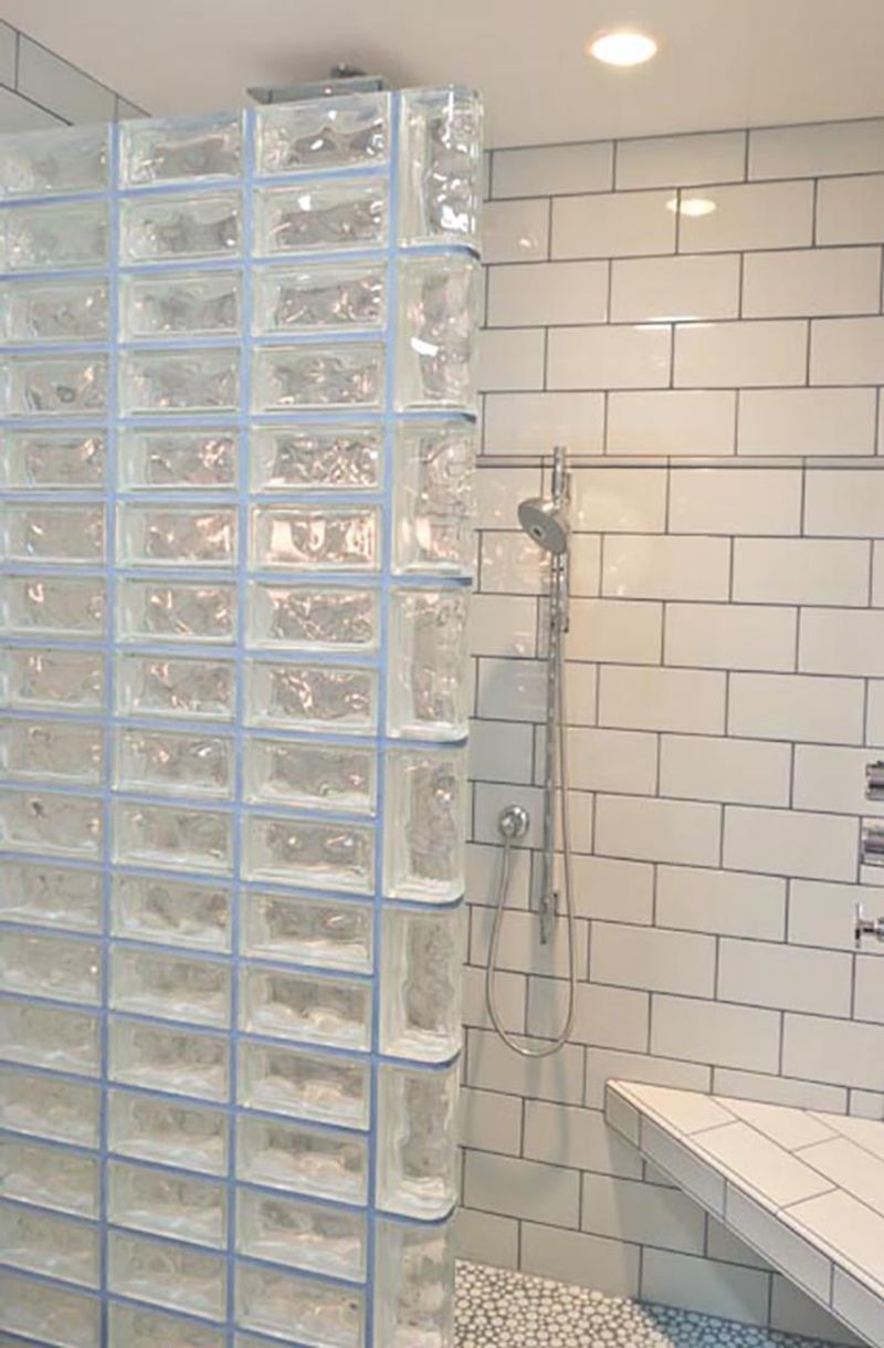 Glass Block Bathtub Surrounds