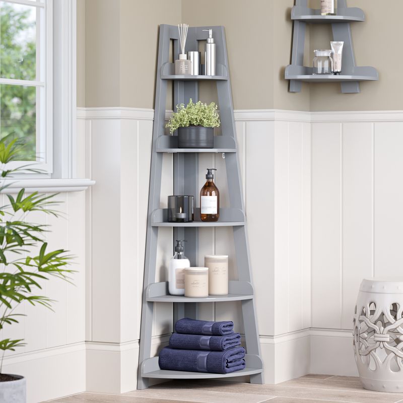 Ladder Shelving Replaces Bulky Storage Units