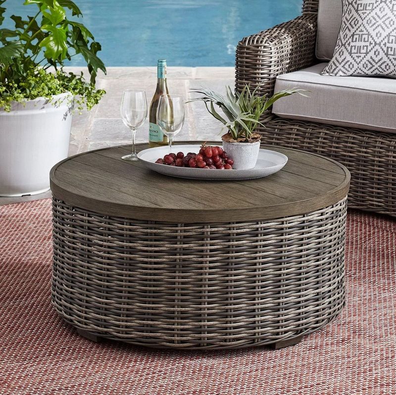 Weatherproof Storage Ottoman